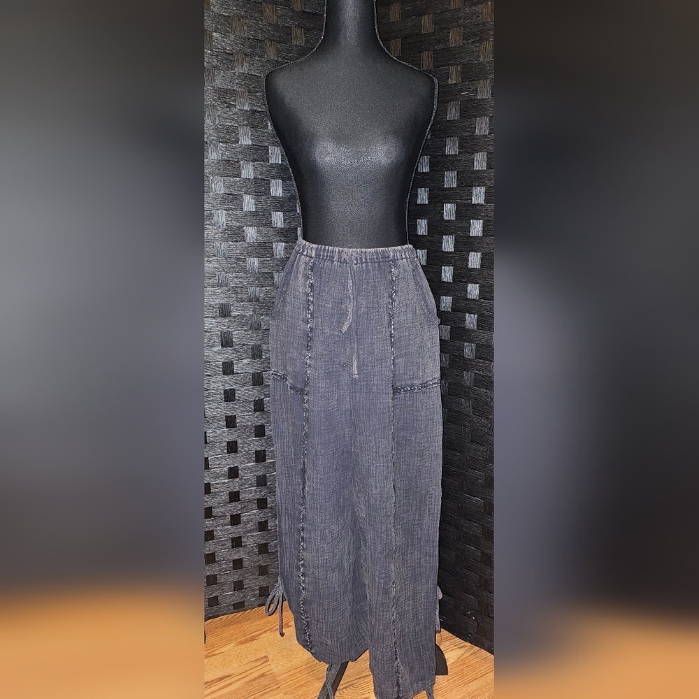Boho Gray Women's Pants